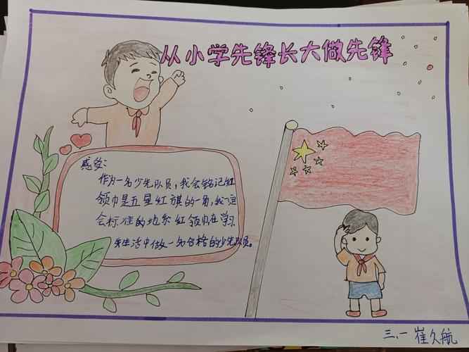 莒县四小乐真教育《学习雷锋精神》三年级一班手抄报展美篇