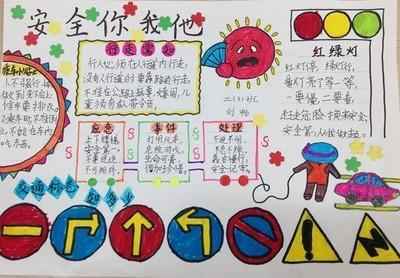 书香飘万家陶冶你我他手抄报安全你我他手抄报