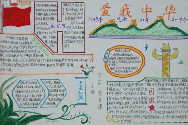 爱我中华刻苦学习手抄报爱我中华手抄报内容摘抄第2页多想派