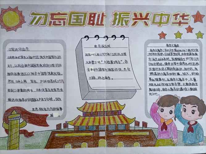 任各庄镇白沫子小学勿忘国耻振兴中华国家公祭日主题活动美篇