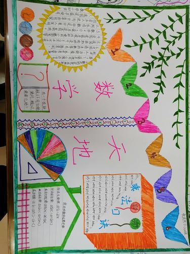 70年大阅兵中的数学手抄报有趣的数学手抄报