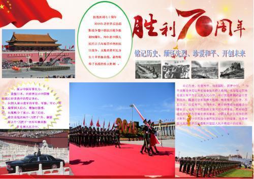 简单手抄报2023年阅兵式手抄报2023手抄报阅兵仪式手抄报70周年国庆大