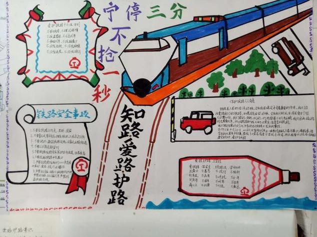 爱路护路手抄报爱路护路手抄报简单而又漂亮