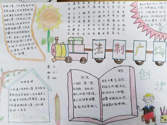 望仙小学开展义务教育手抄报制作活动美篇