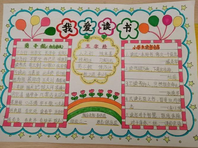 小学生一书一世界手抄报小学生手抄报