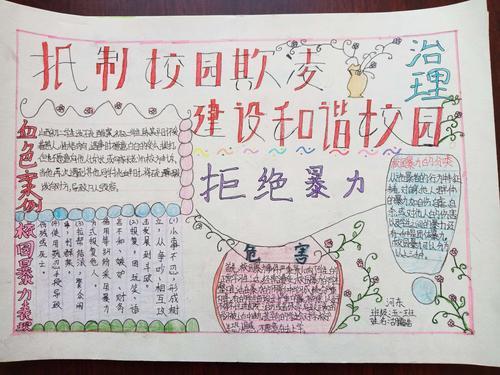 河东九年制学校学生安全手抄报展评美篇