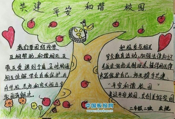 杜绝校园欺凌暴力共建和谐美好校园良章小学防校园欺凌暴力宣传