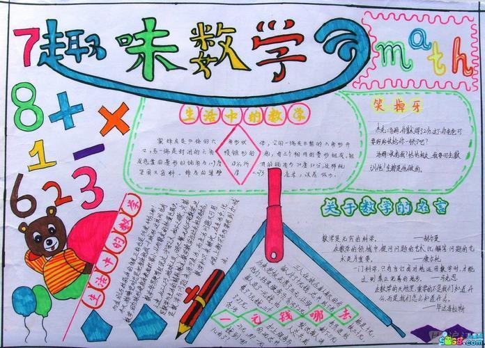 小学三年级数学四五单元手抄报小学三年级手抄报