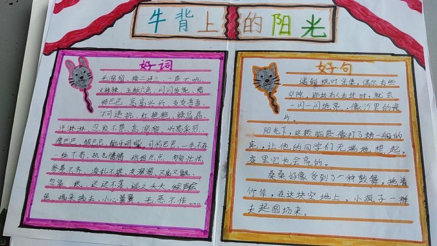 张店区兴学街小学三年级三班寒假读书手抄报部分作品展示指导老师:袁