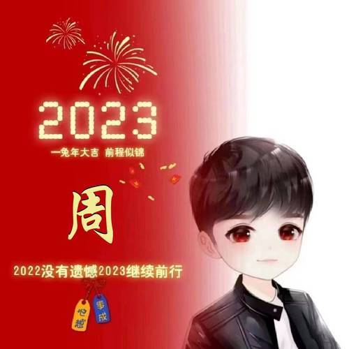 您的微信头像该换了2023兔年新年姓氏头像大全福气主题