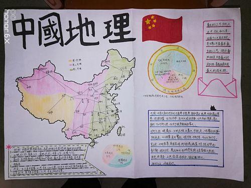 小图大世界画里藏文章八年级地理学生手抄报作品美篇