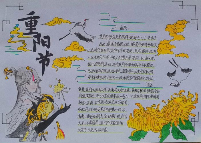 重阳节手抄报