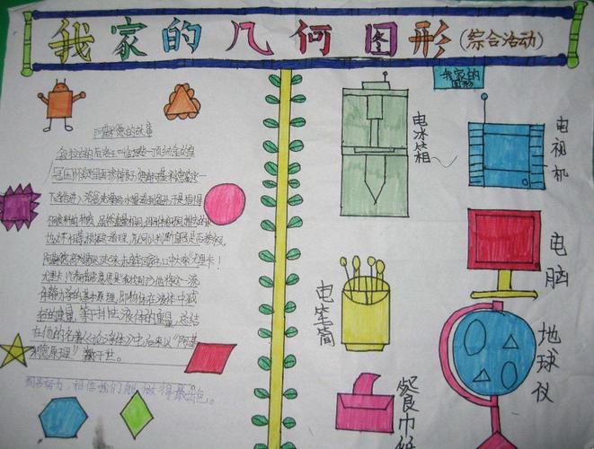 认识图形手抄报认识图形手抄报一年级下册牛求艺网