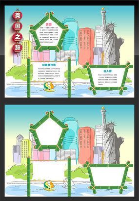 国外知名旅游景点手抄报旅游手抄报