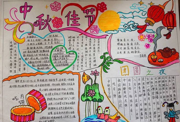 很多学校会要求各位学生制作关于中秋节的手抄报如果让你做你会怎么