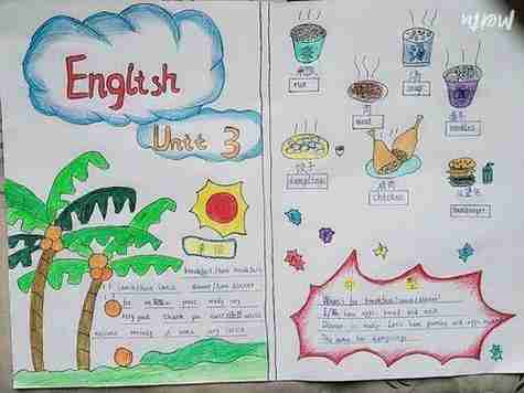 英语4年级下册第三单元手抄报四年级下册手抄报
