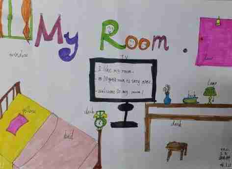 classroom手抄报myroom我的卧室手抄报学科手抄报简笔画于myroom手