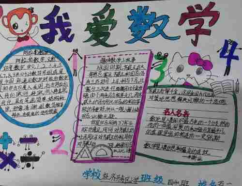 凤阳经开区小学数学小报活动优秀作品展美篇