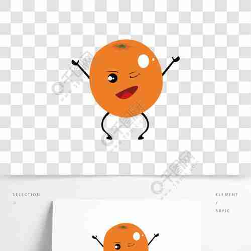 手绘卡通可爱橙子模板免费psd格式2000像素编号33848608千图