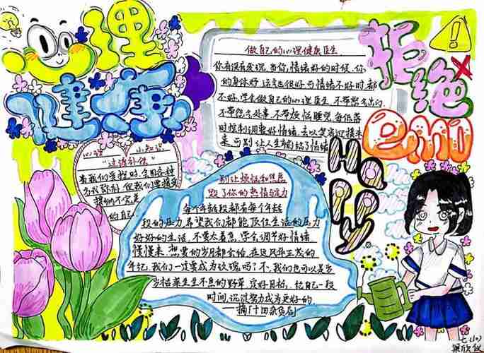 心理健康教育活动月手抄报精选7张高清