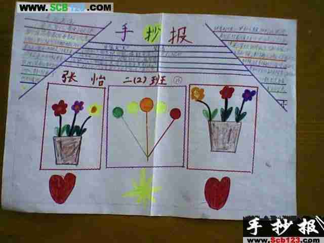 二年级手抄报张怡作品设计二年级手抄报张怡作品图片查字典板