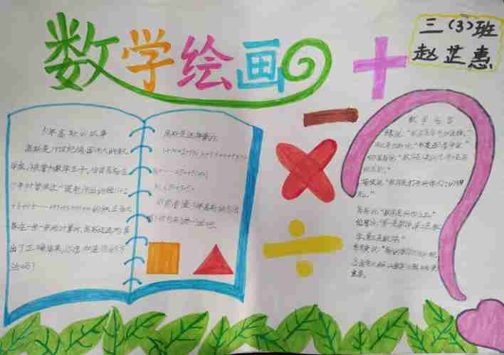 小学生数学手抄报图片简单又漂亮板报网