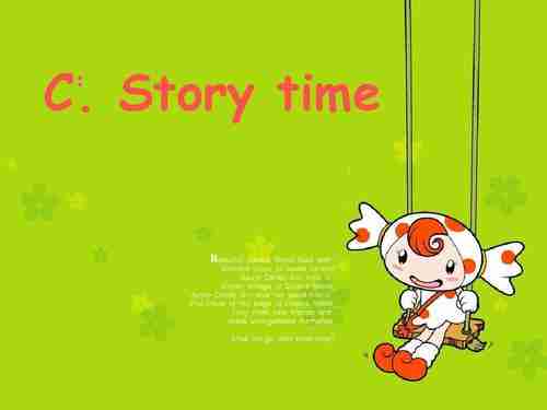 pep四年级上册unit1storytime