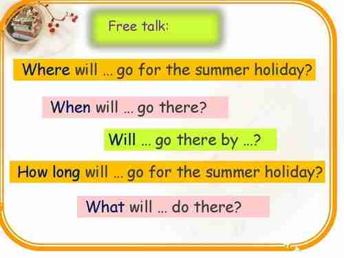 holidayplansstorytime第三课时公开课课件有配套教案pptfree