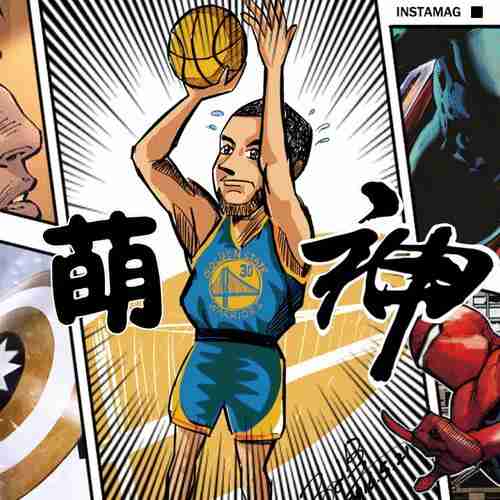 q版nba球星系列动漫单幅漫画jx51zba原创作品站酷zcool