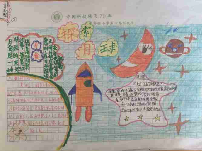 缤纷科技梦武训实验小学三年级科技手抄报展示美篇