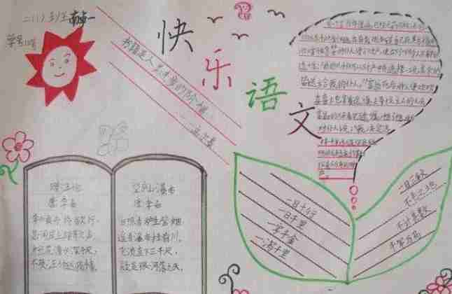 小学生三年语文手抄报小学生语文手抄报