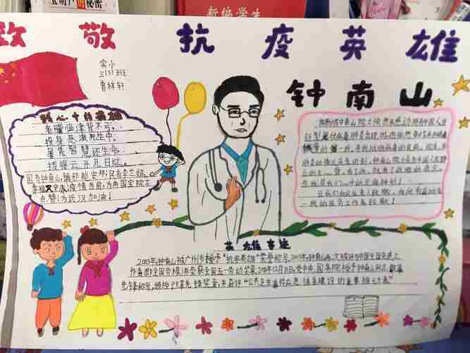 我心目中的英雄泗洪县实验小学三年级缅怀英烈手抄报活动作品展