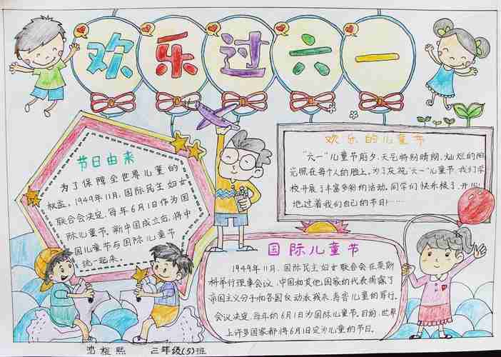 崇礼区西湾子小学庆祝六一国际儿童节手抄报展播一美篇