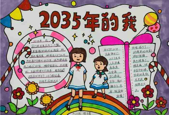 对2035年的畅想手抄报