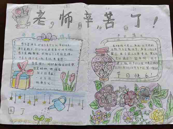 感恩教师节难忘师生情草林中心小学教师节手抄报作品展示美篇