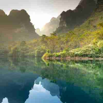 仙境一般美的风景头像云雾缭绕山水景色图片唯美头像