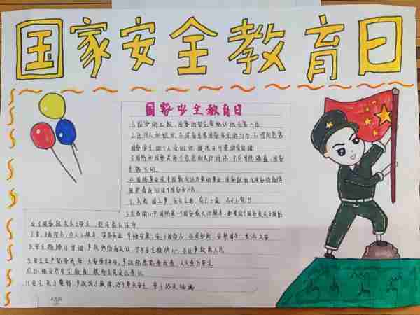 淮北市翠峰小学开展珍爱生命快乐成长全国安全教育日手抄报评比活动