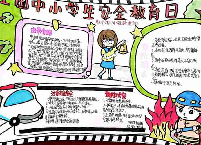 第27个全国中小学生安全教育日手抄报