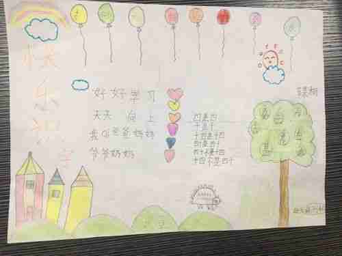 东店小学一年级识字小报美篇