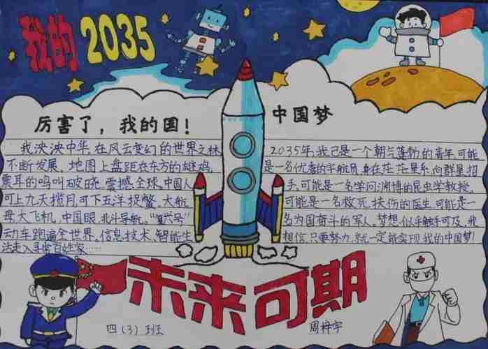 未来2035年的手抄报5年级手抄报