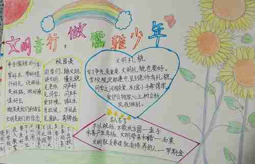 做文明小学生手抄报图片大全做文明小学生手抄报图片大全模板文章屋