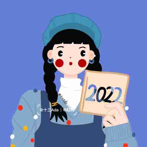 插画头像2023女生头