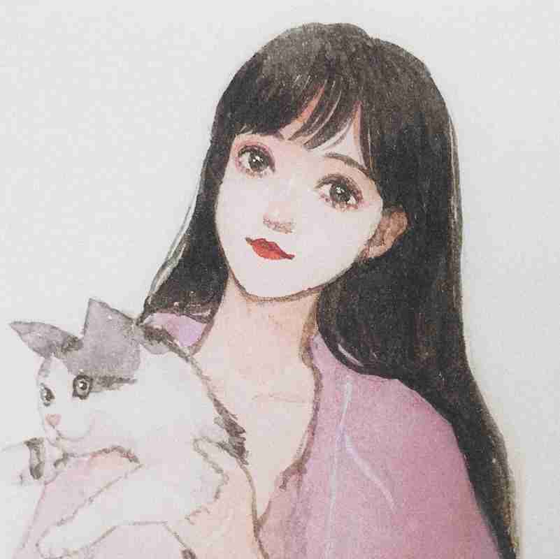 手绘插画女生头像堆糖美图壁纸兴趣社区