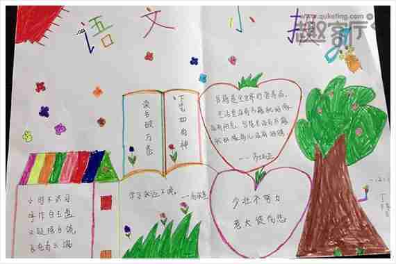 小学生手语文手抄报小学生语文手抄报