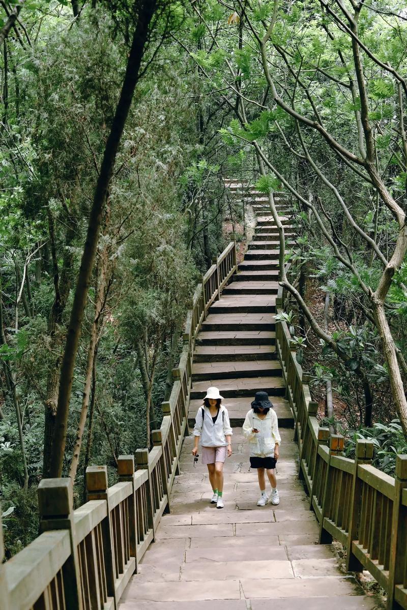 成都龙泉驿紫霞山爬山攻略