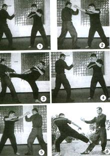 街斗出拳 技巧：常用简单直接的截拳道腿法技术组合实例(1)