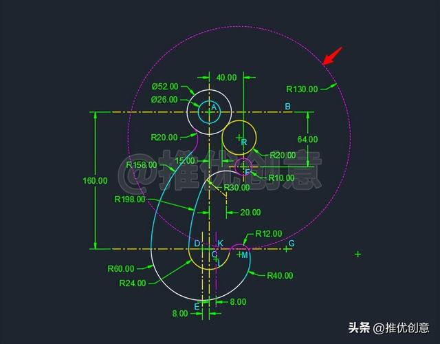 cad吊钩图怎么画详细步骤（手绘吊钩详细教程）(35)