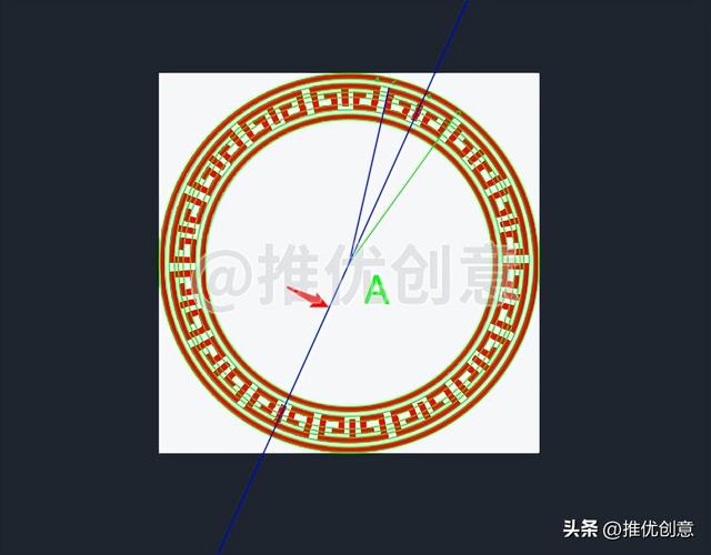 cad制图初学入门图形（如何绘制无尺寸标注的图形）(49)