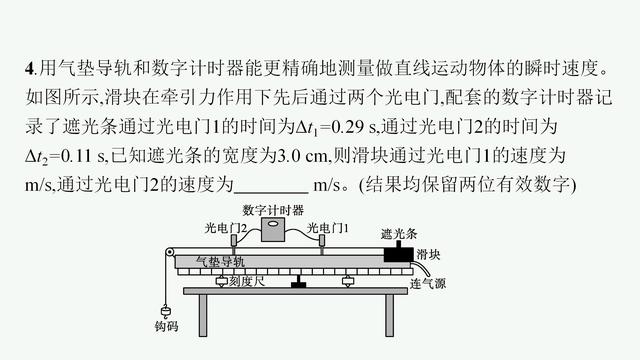 高中物理必修一速度与加速度教学（高中物理必修一同步课件）(44)