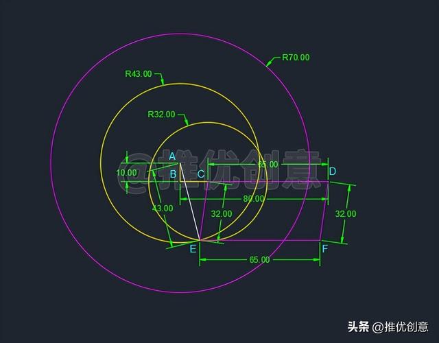 cad自学绘图练习题（AutoCAD进阶练习题工程制图）(9)